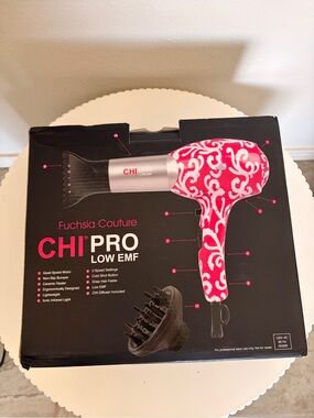 CHI Pro Low EMF Hair Dryer - Fuchsia Couture